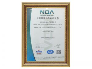 Quality Management System Certification Certificat